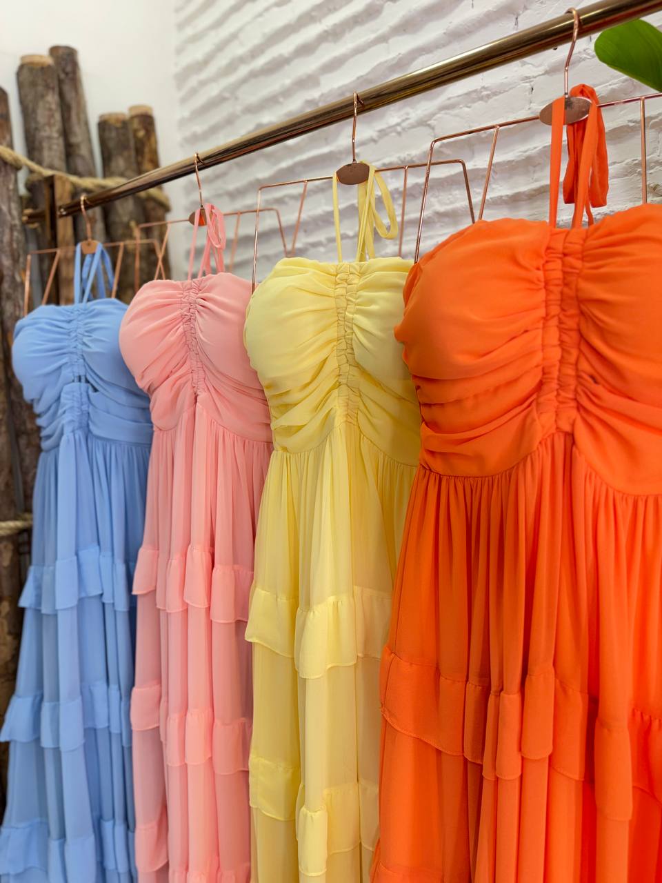(SPR) VESTIDO LONGO 3 MARIAS AMARRAÇÃO