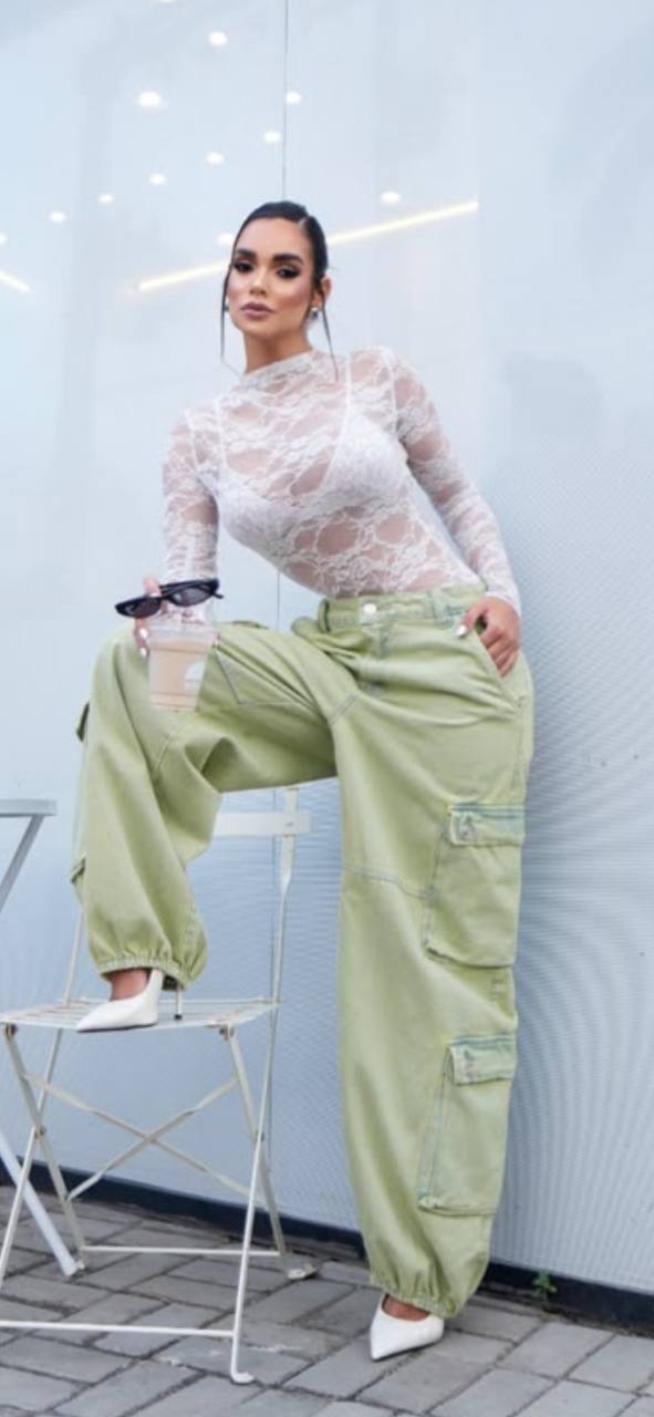 (USJ) CALÇA JEANS ALADIM CARGO
