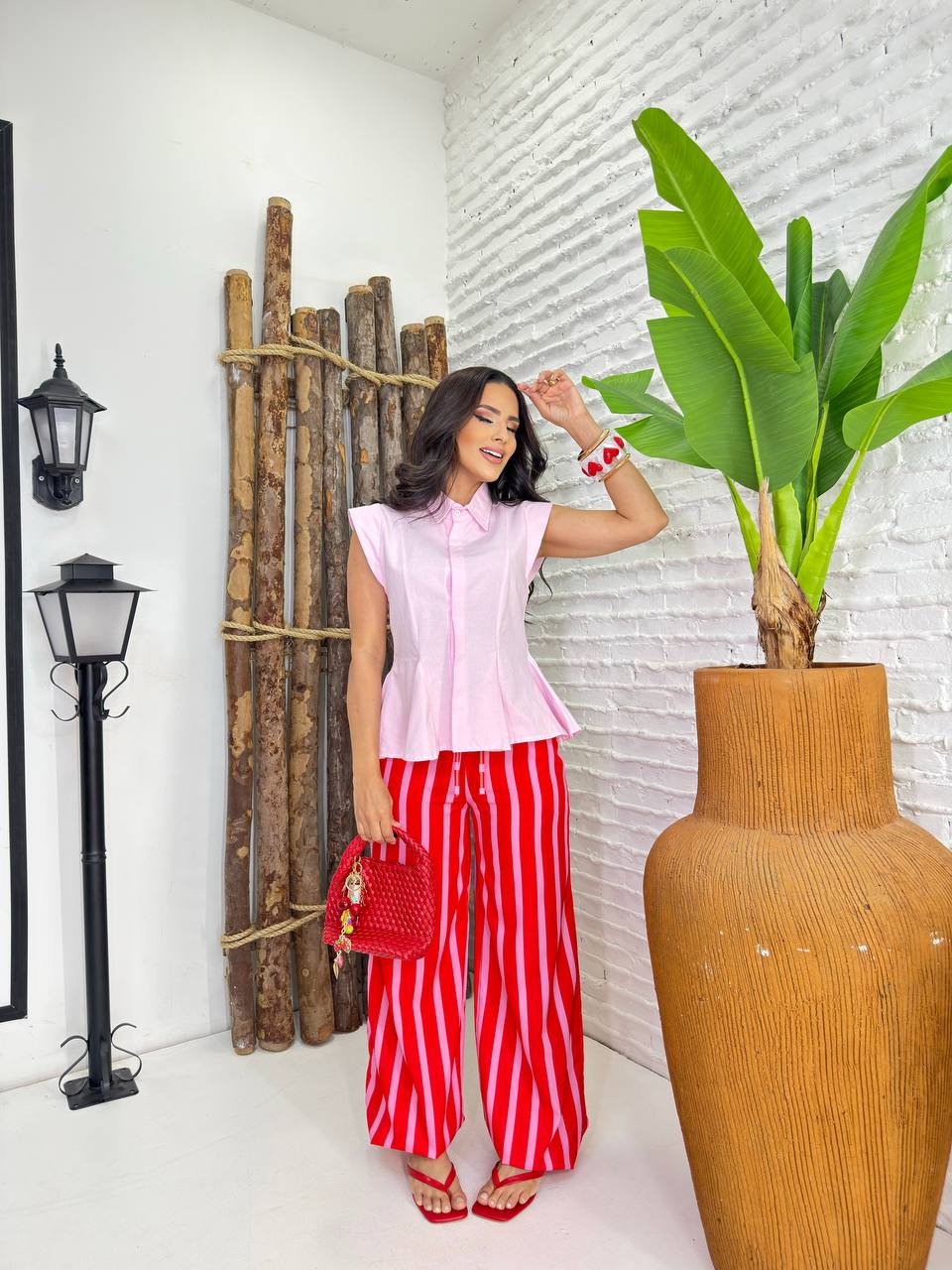(LJB) BLUSA BOTOES PEPLUM