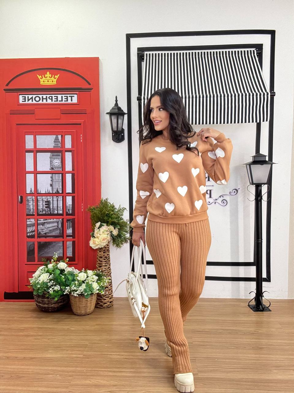 (THK) CALÇA TRICOT