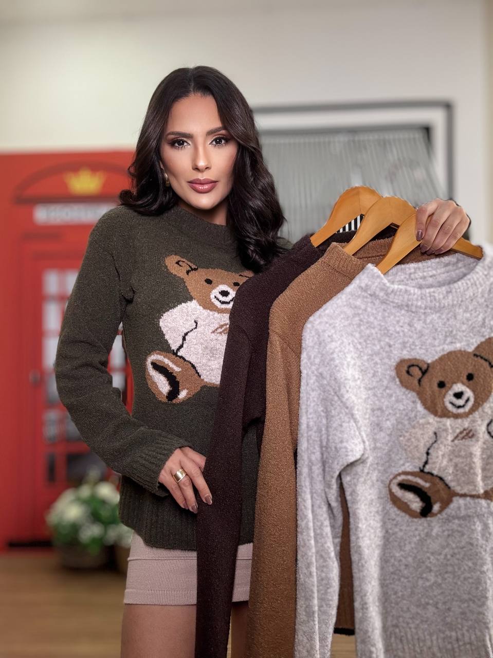 (THK) CASACO URSO LONGO