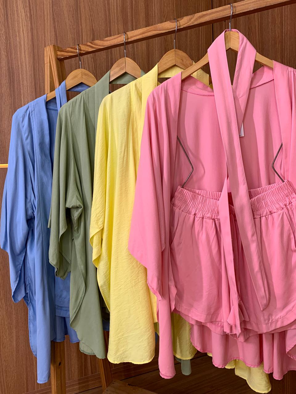 (J7M) CONJUNTO SHORT + KIMONO