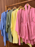(J7M) CONJUNTO SHORT + KIMONO