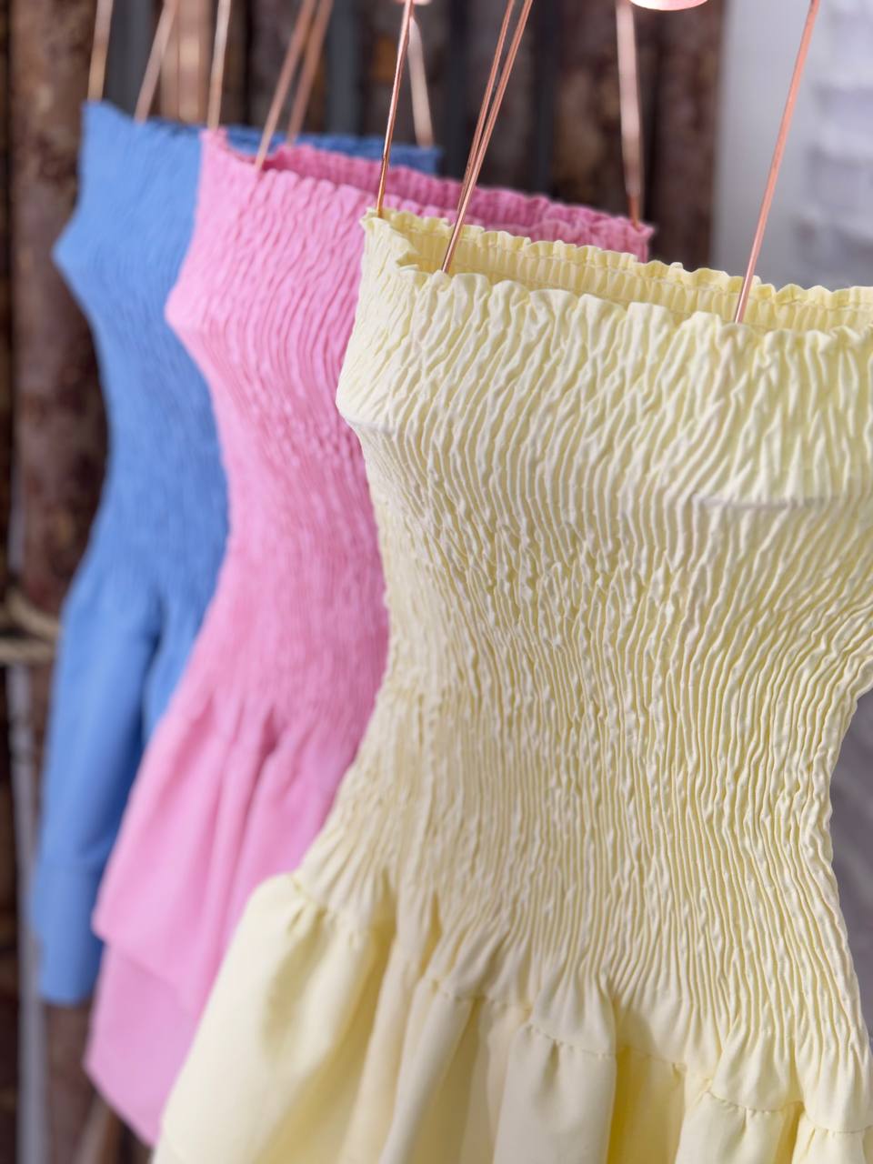 (BUM) VESTIDO CURTO ELASTEC BABADO