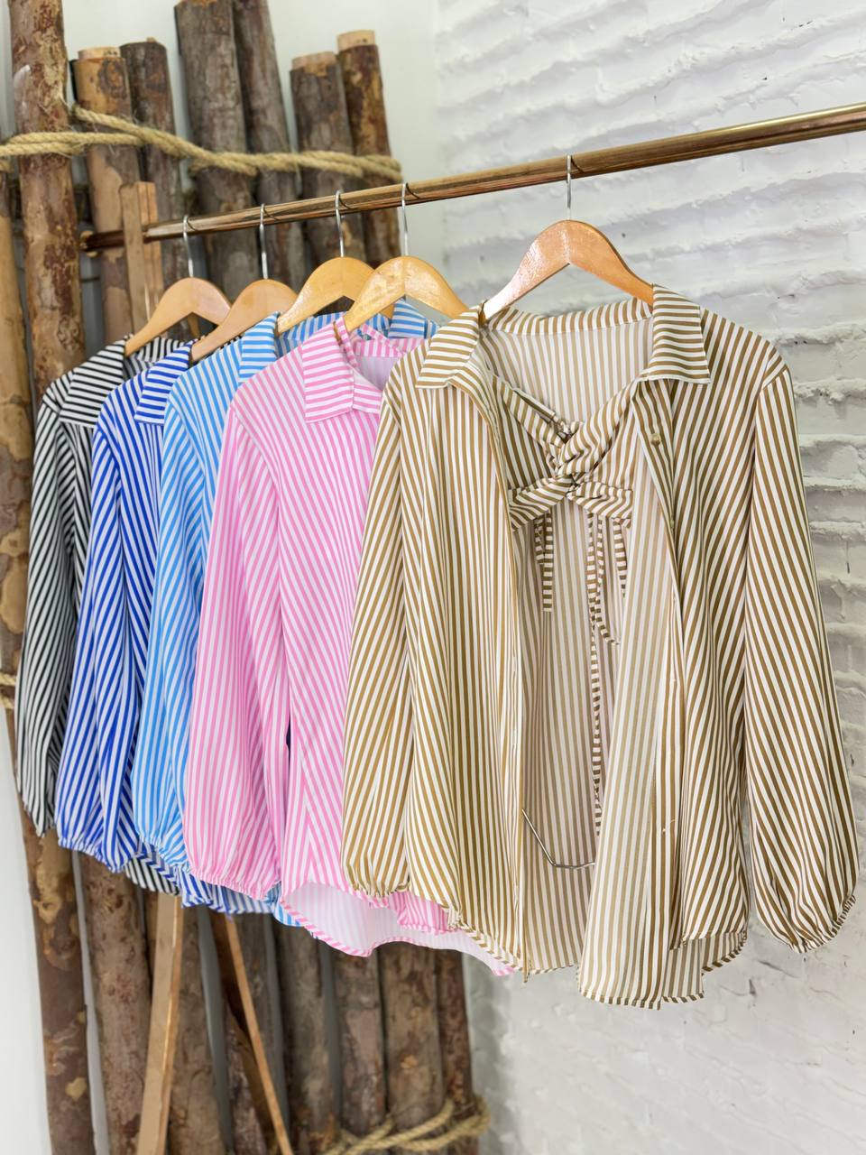 (TCL) TOP + CAMISARIA LISTRA