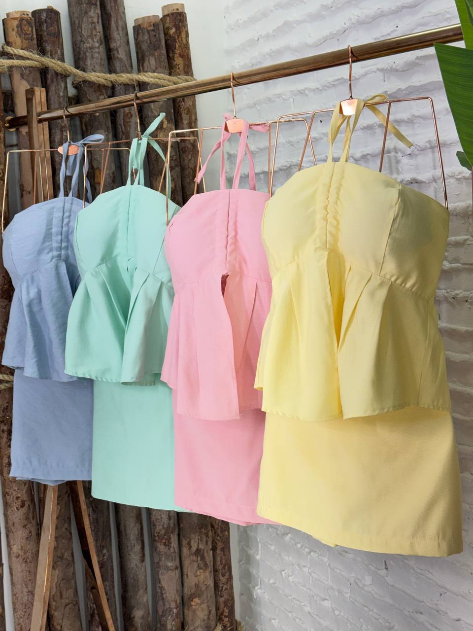 (QPB) CONJUNTO SHORT+ CROPPED FRANZIDO