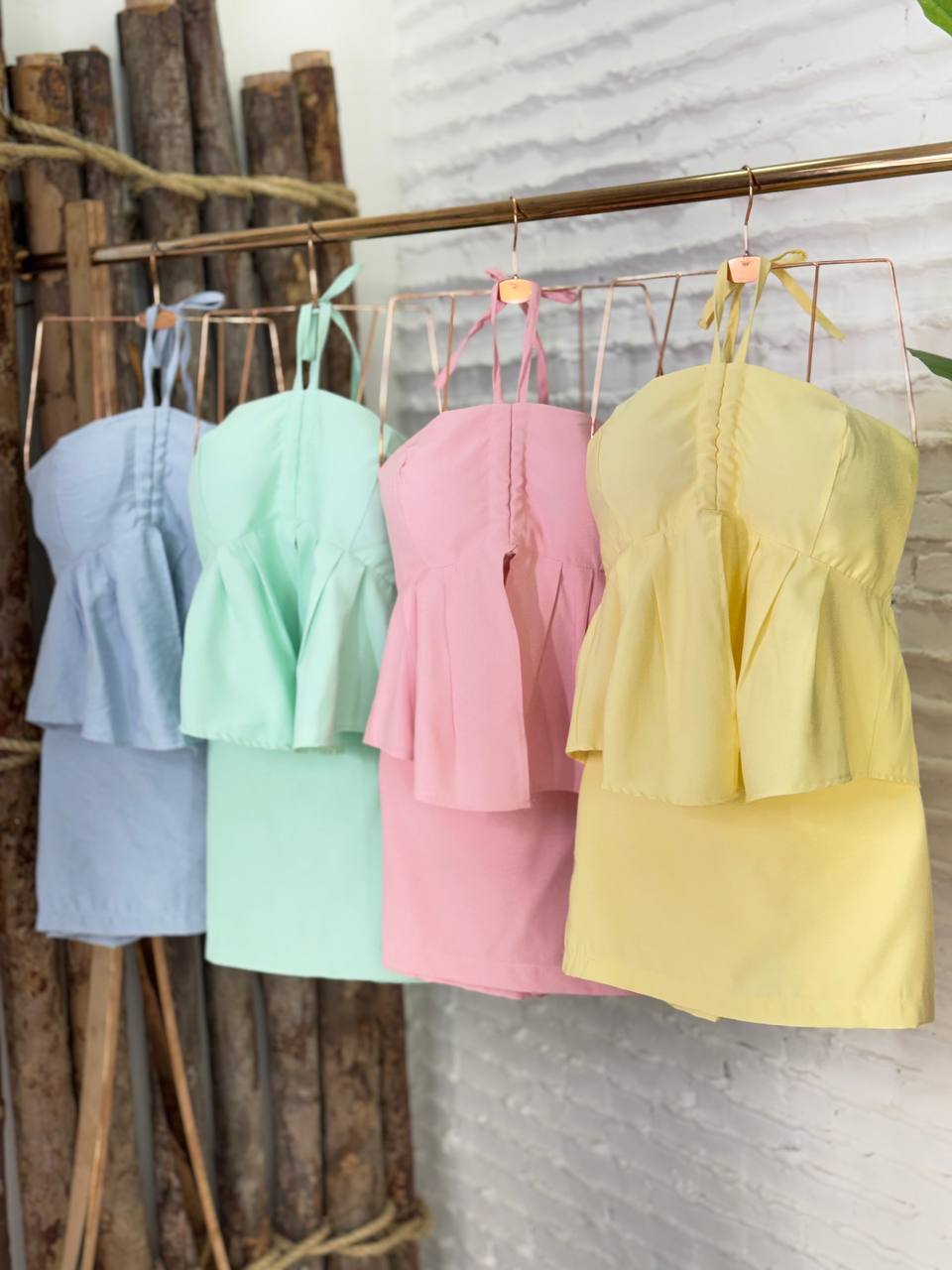 (QPB) CONJUNTO SHORT+ CROPPED FRANZIDO