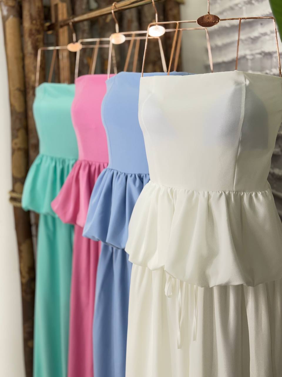 (CYR) CONJUNTO CALÇA BALLON + BLUSA TOMARA QUE CAIA