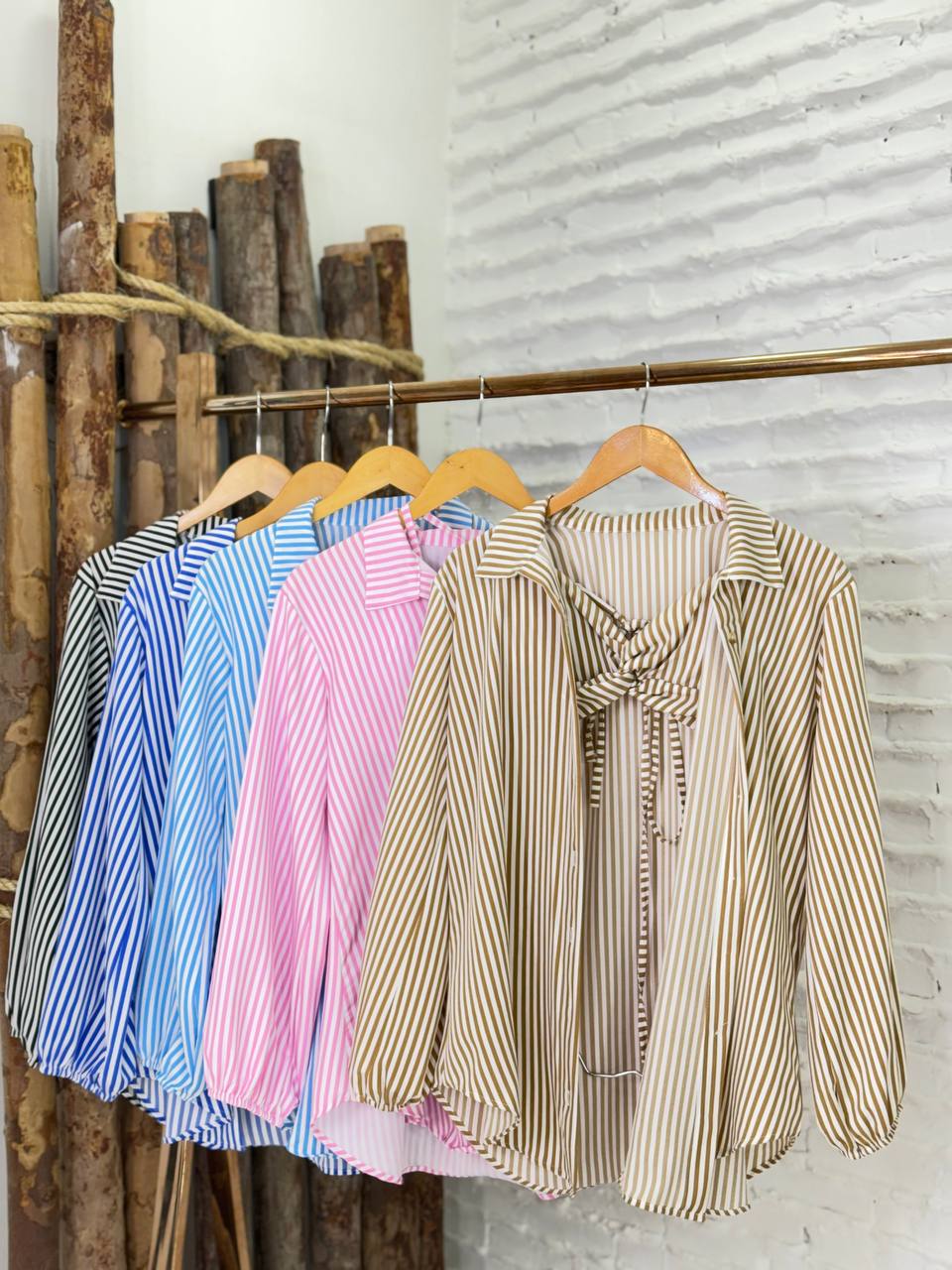 (TCL) TOP + CAMISARIA LISTRA