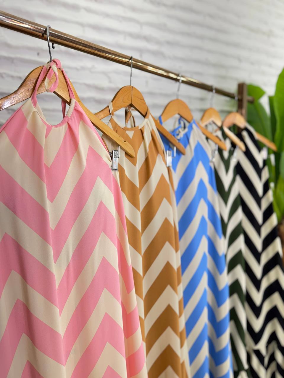 (ABY) VESTIDO LONGO ZIG ZAG