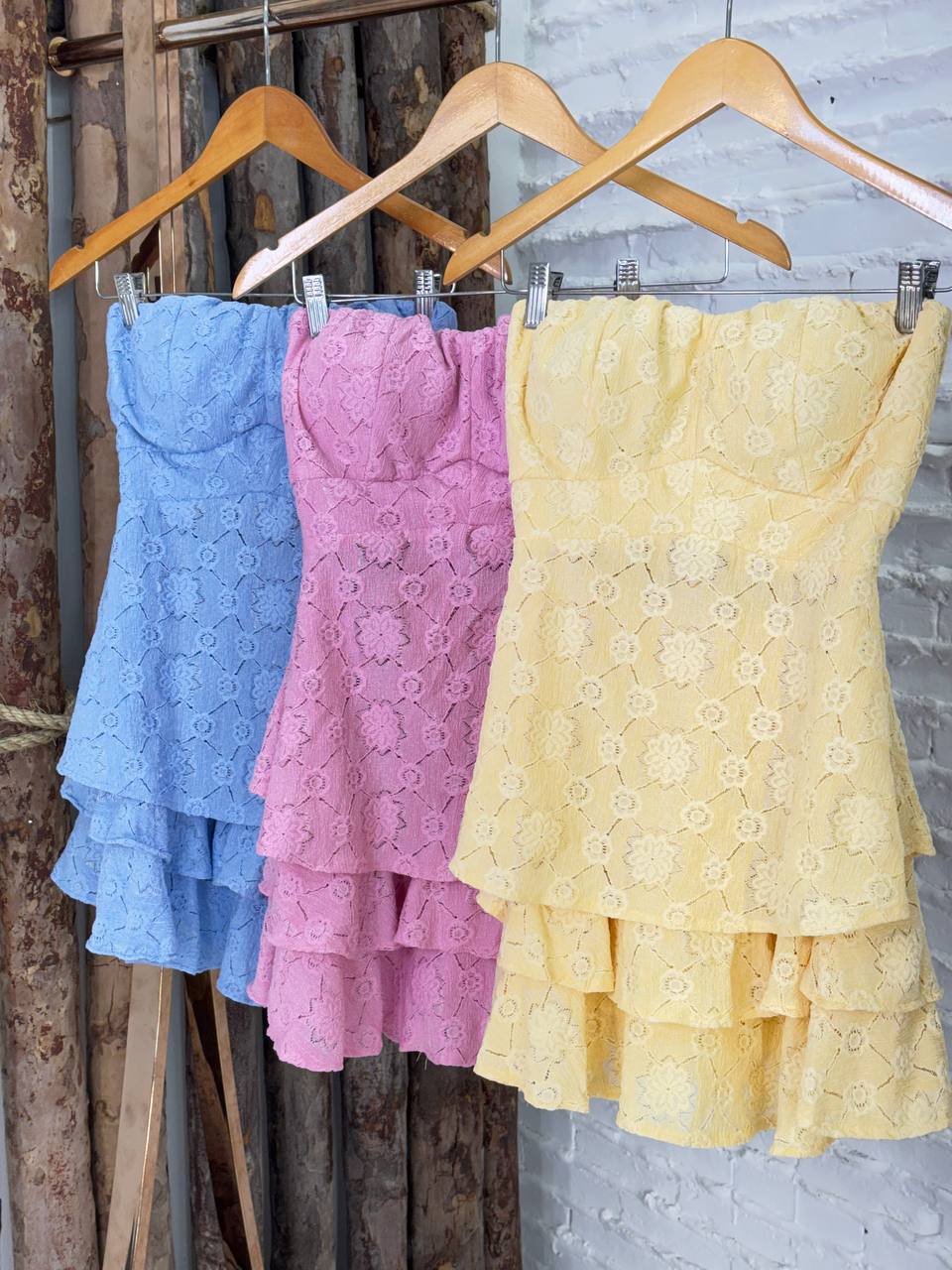 (LAP) VESTIDO CURTO TOMARA QUE CAIA 3 MARIAS