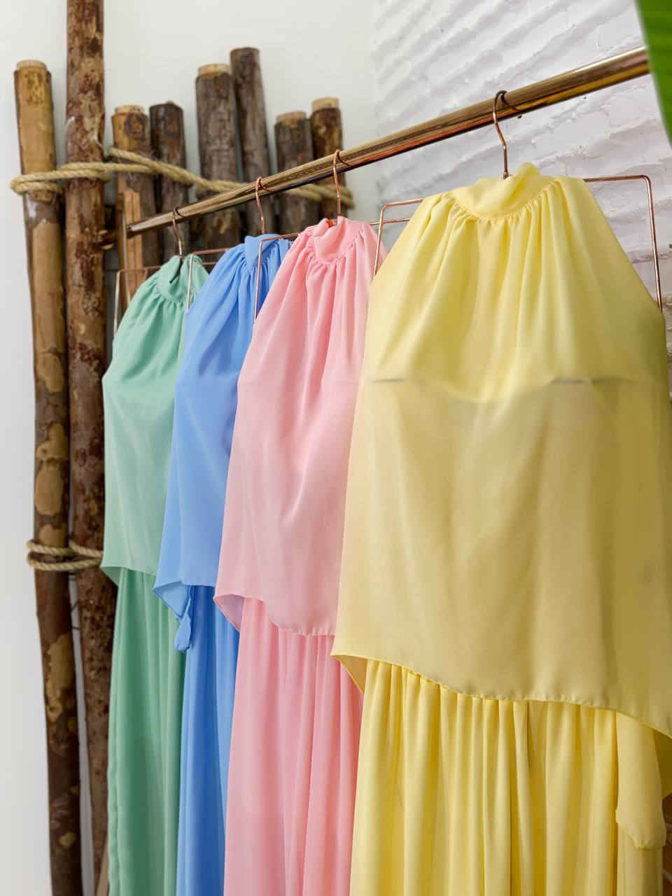 (YCF) CONJUNTO.BLUSA FRENTE UNICA + CALÇA
