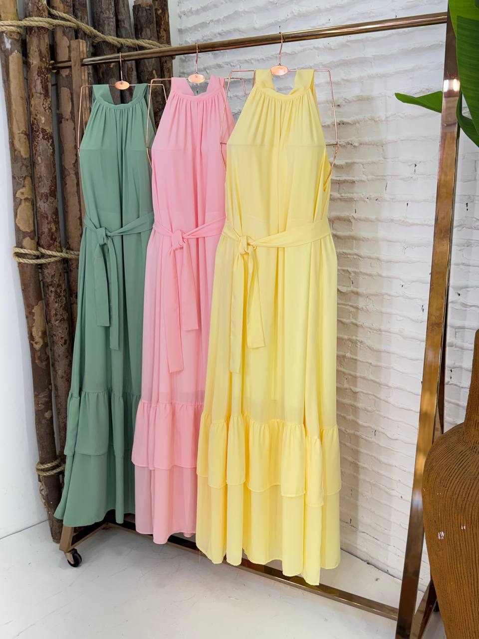 (YCF) VESTIDO LONGO DET. 2 MARIAS