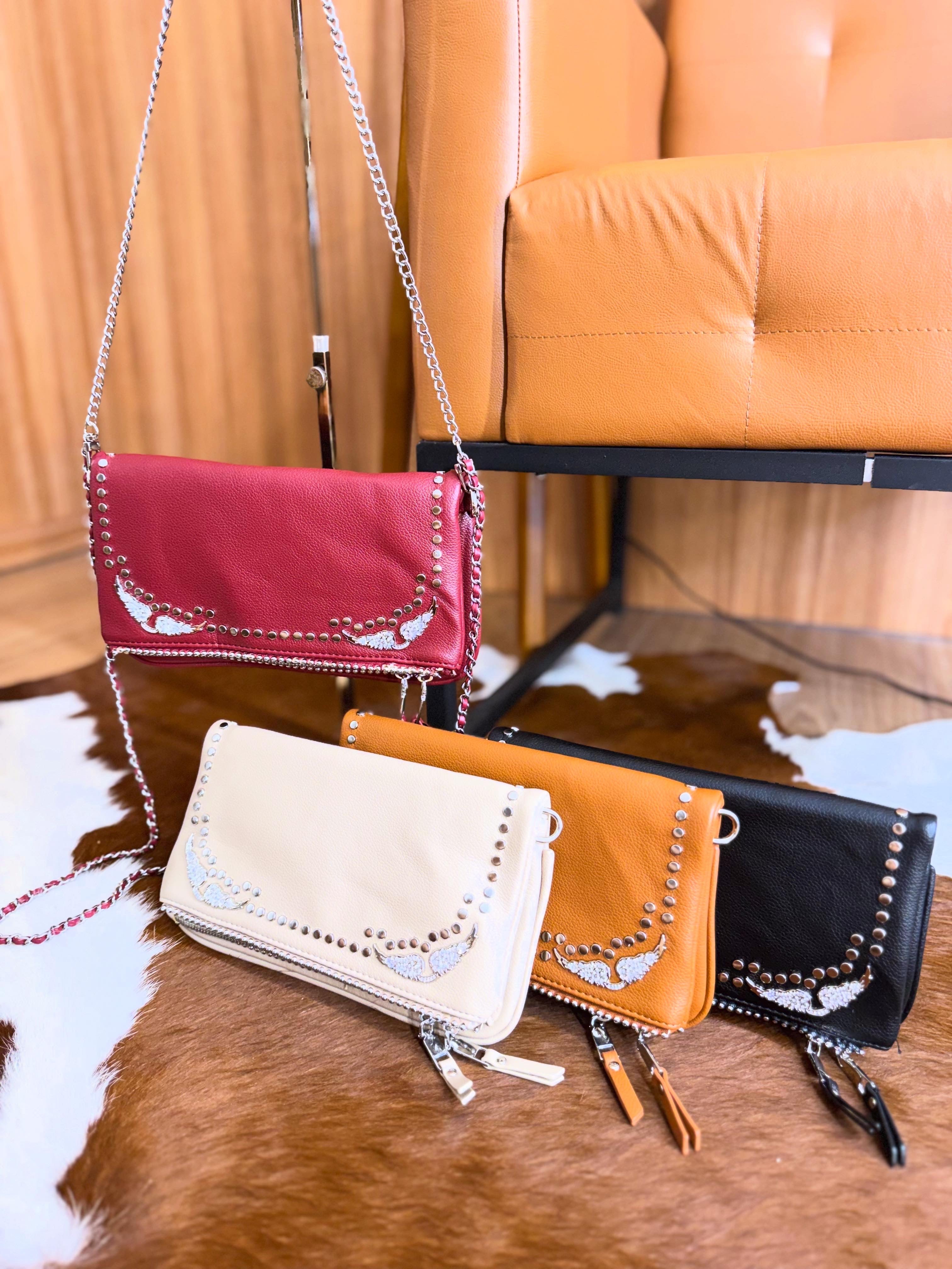(YMB) BOLSA DET ASAS STRASS