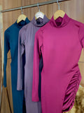 (MYM)  CONJUNTO SAIA + MAX BLUSA COM BOJO