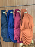 (MYM) VESTIDO MALHA DET METAL LADO UNICO