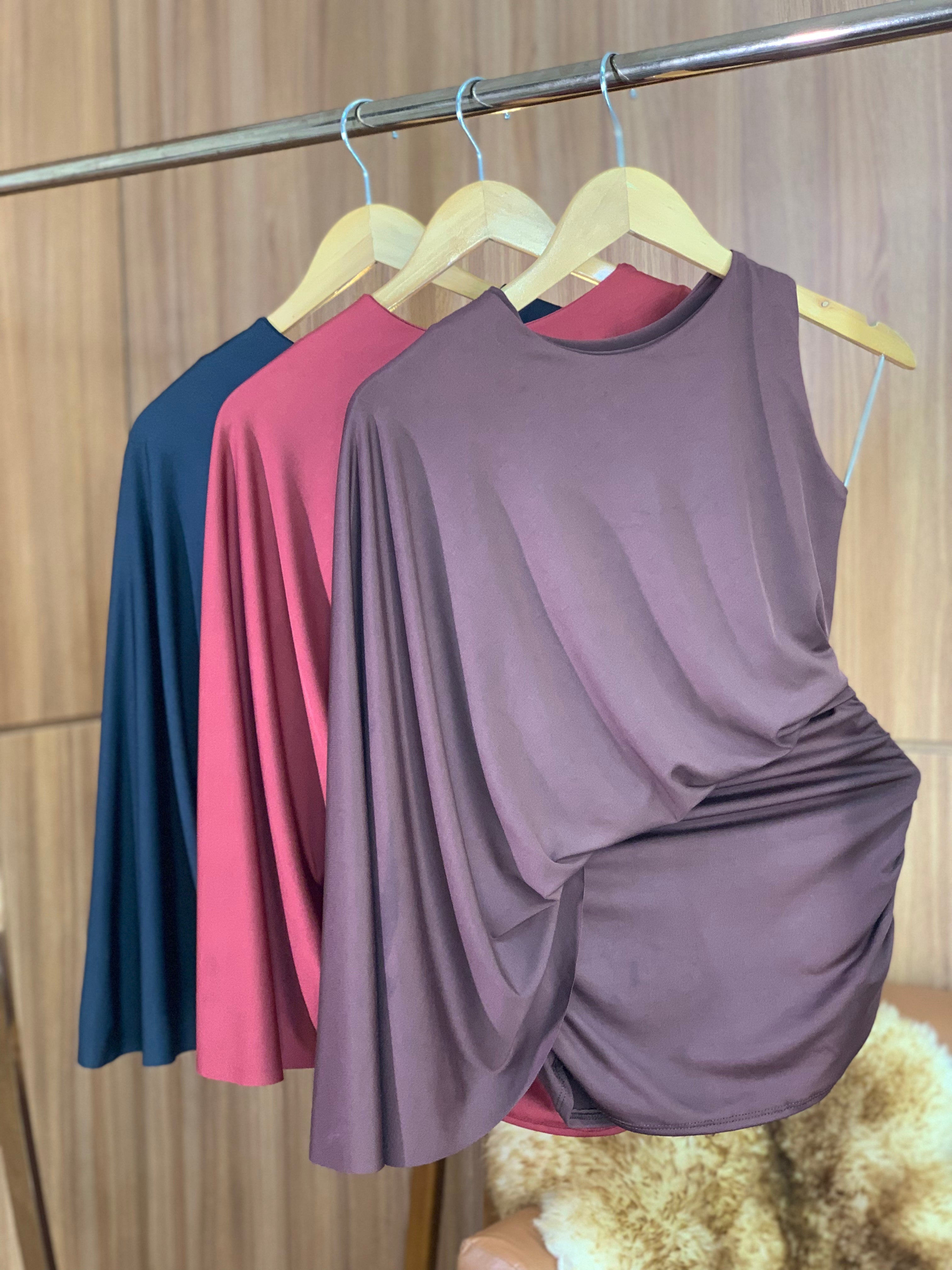 (THL) VESTIDO CURTO MALHA FRANZIDA
