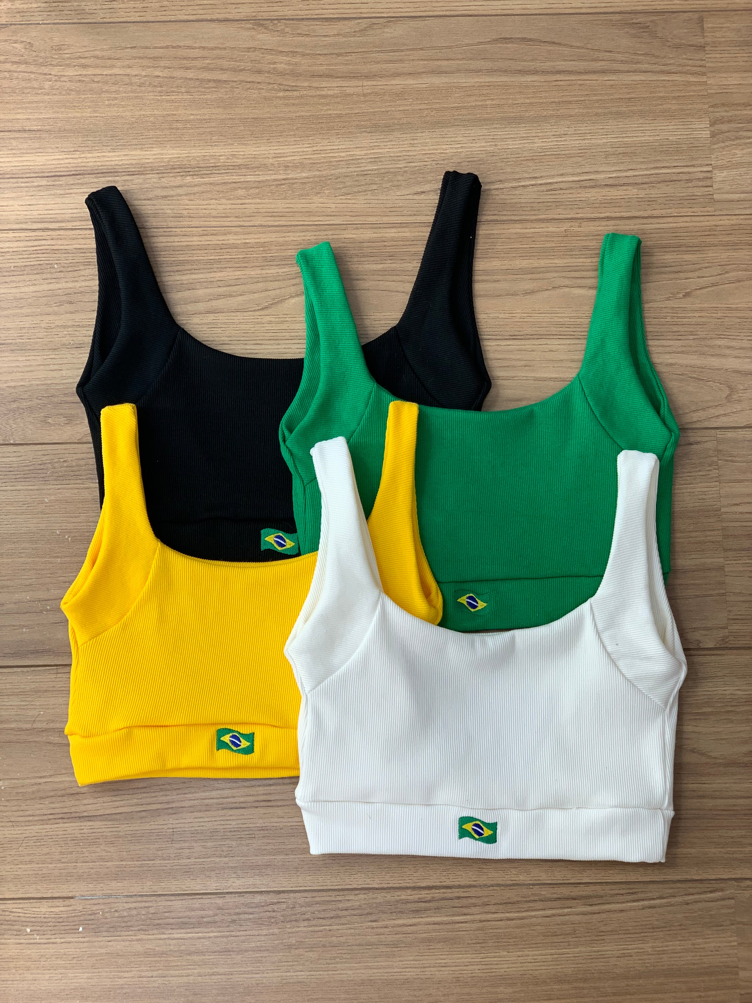(BBP) TOP RIBANA BANDEIRA BRASIL