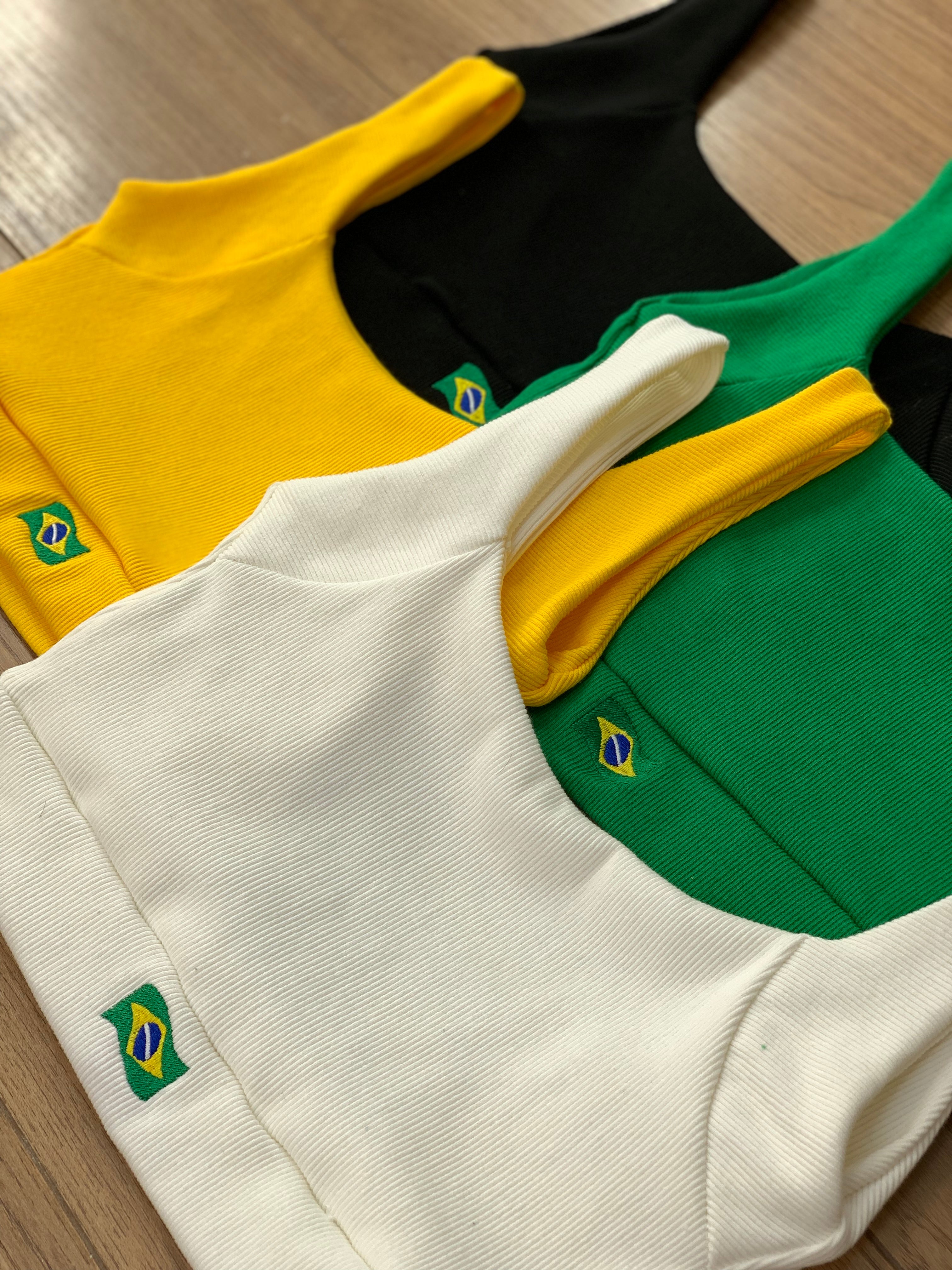 (BBP) TOP RIBANA BANDEIRA BRASIL