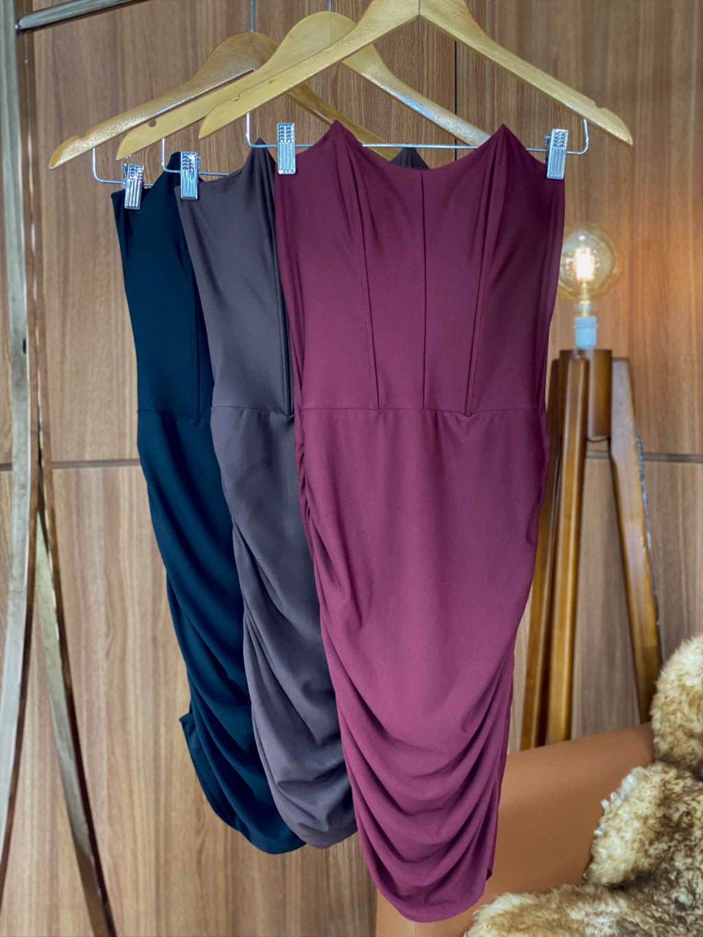 ( BLM) VESTIDO  MALHA ESPARTILHO