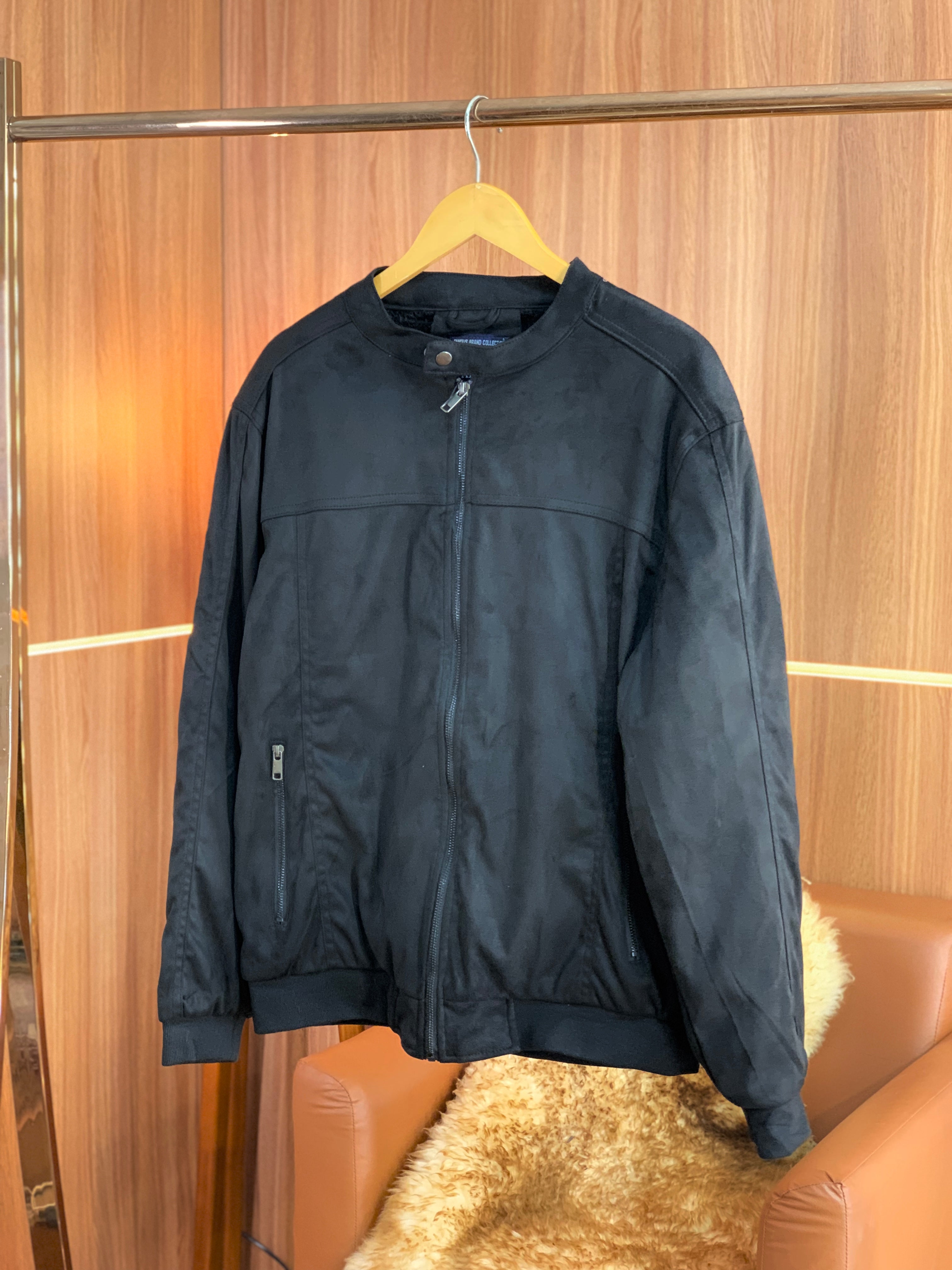 (ALN) CASACO MASCULINO SEM CAPUZ PELUCIADO
