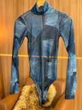 (HSL) BODY TULE JEANS