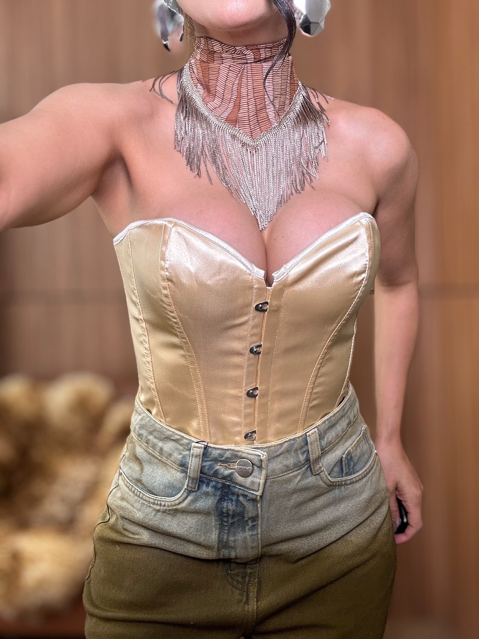 ( S.N)  LENÇO COM FRANJA