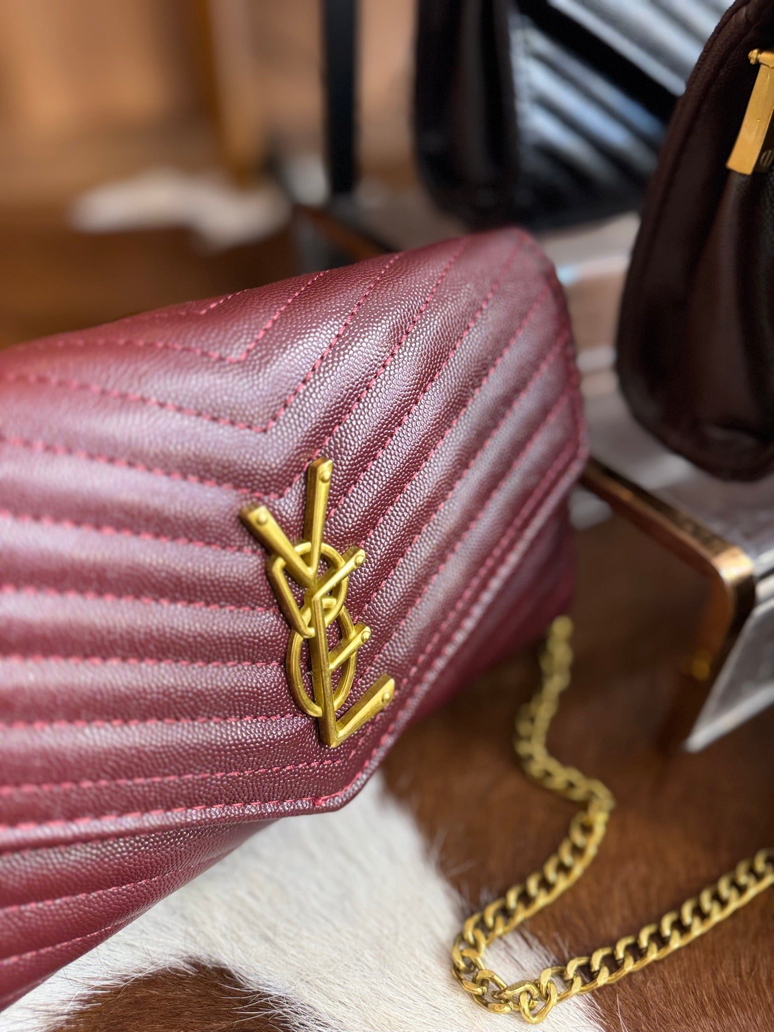 (YMB) BOLSA DET DOURADO  FRONTAL