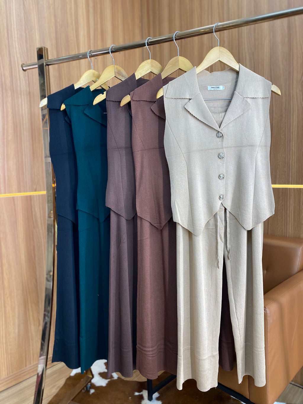 (ASO) CONJUNTO CALÇA+COLETE