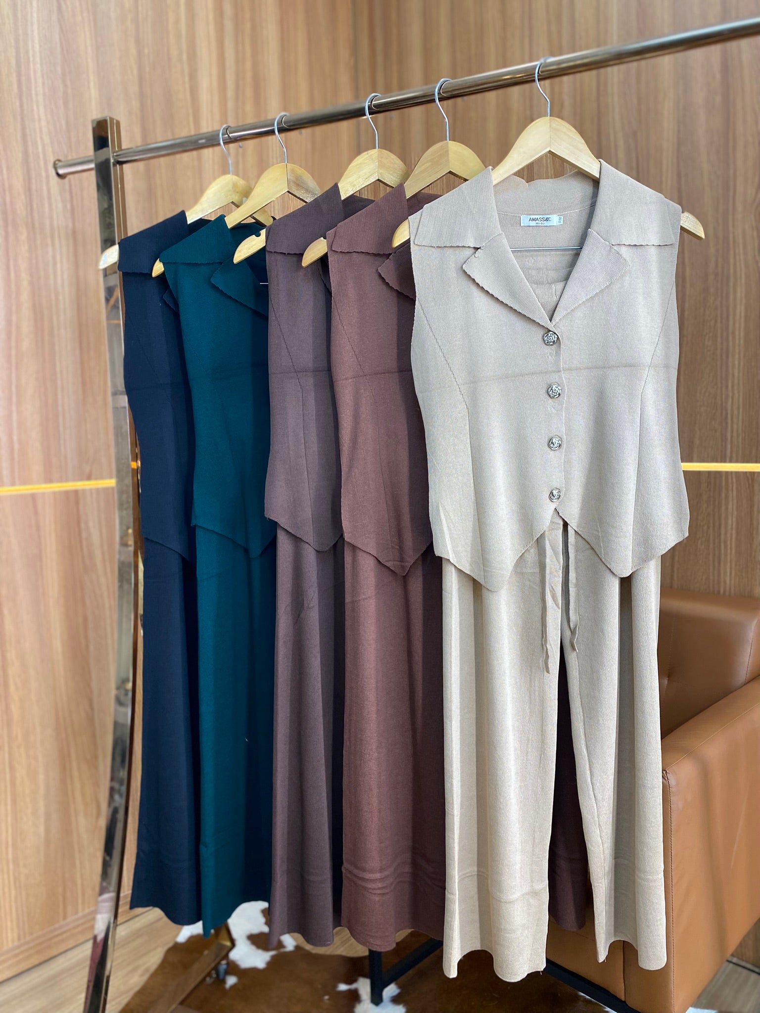 (ASO) CONJUNTO CALÇA+COLETE