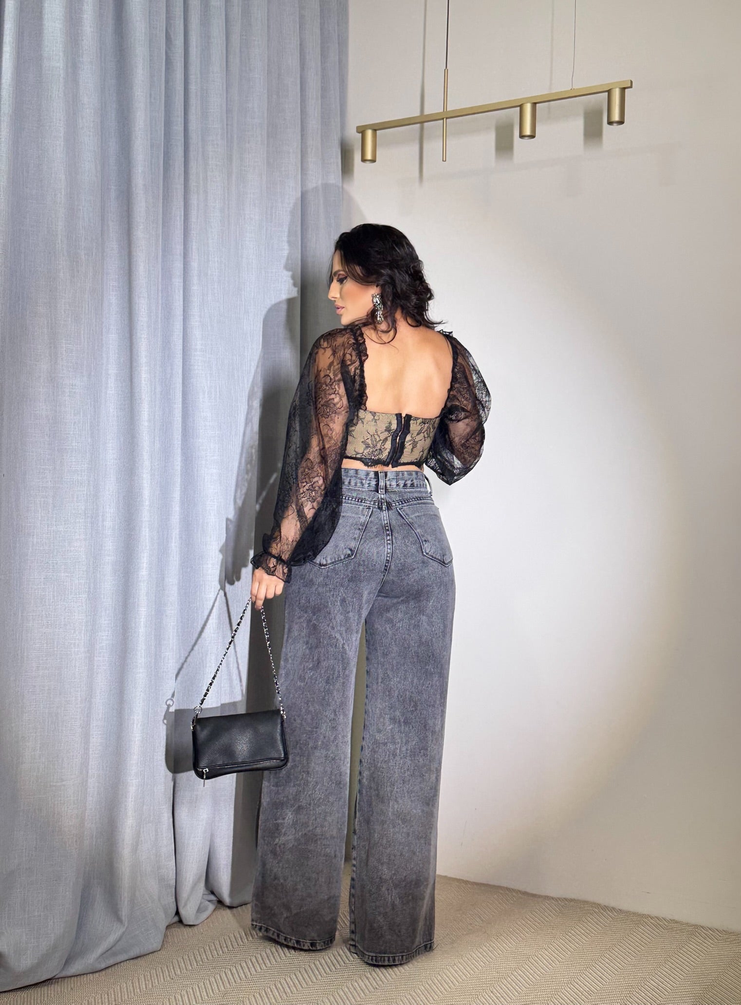 (ELY) CORSET OMBRO RENDA