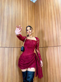 (TOC) VESTIDO RENDA ESPARTILHO