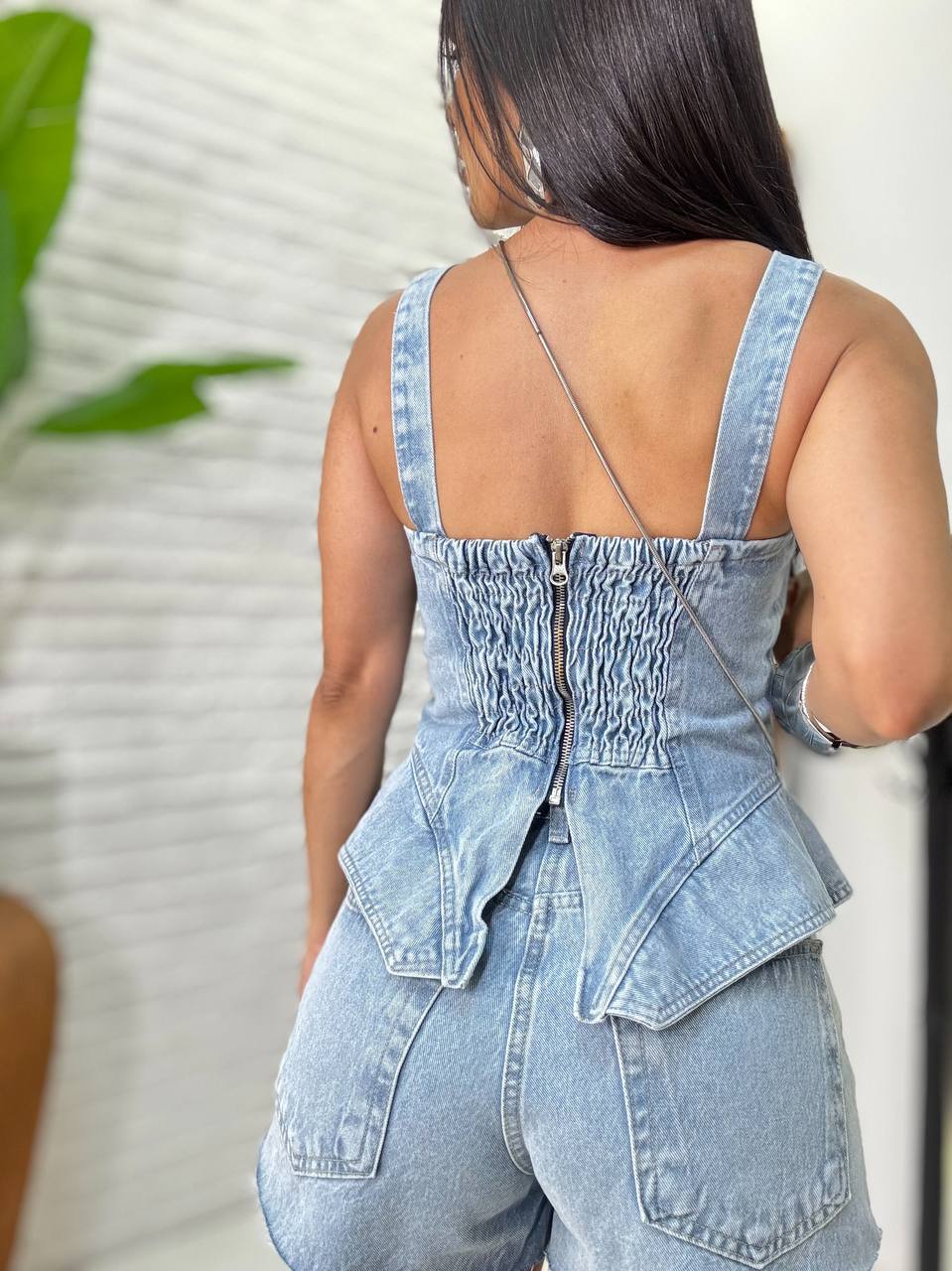 (LVT) CROPPED JEANS DET ELASTEC COSTAS