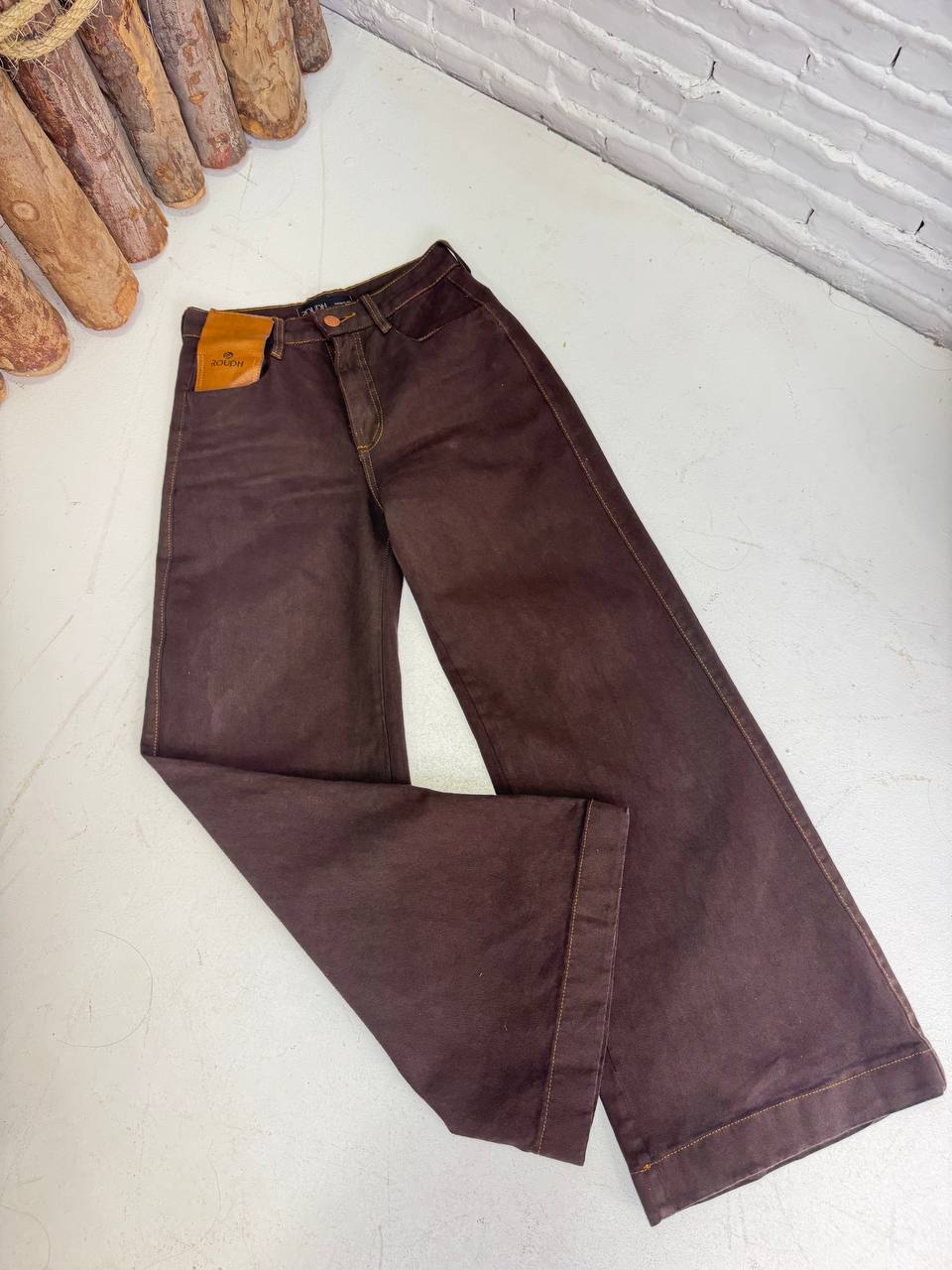 (RDH) CALÇA JEANS PANTALONA DET COURINO
