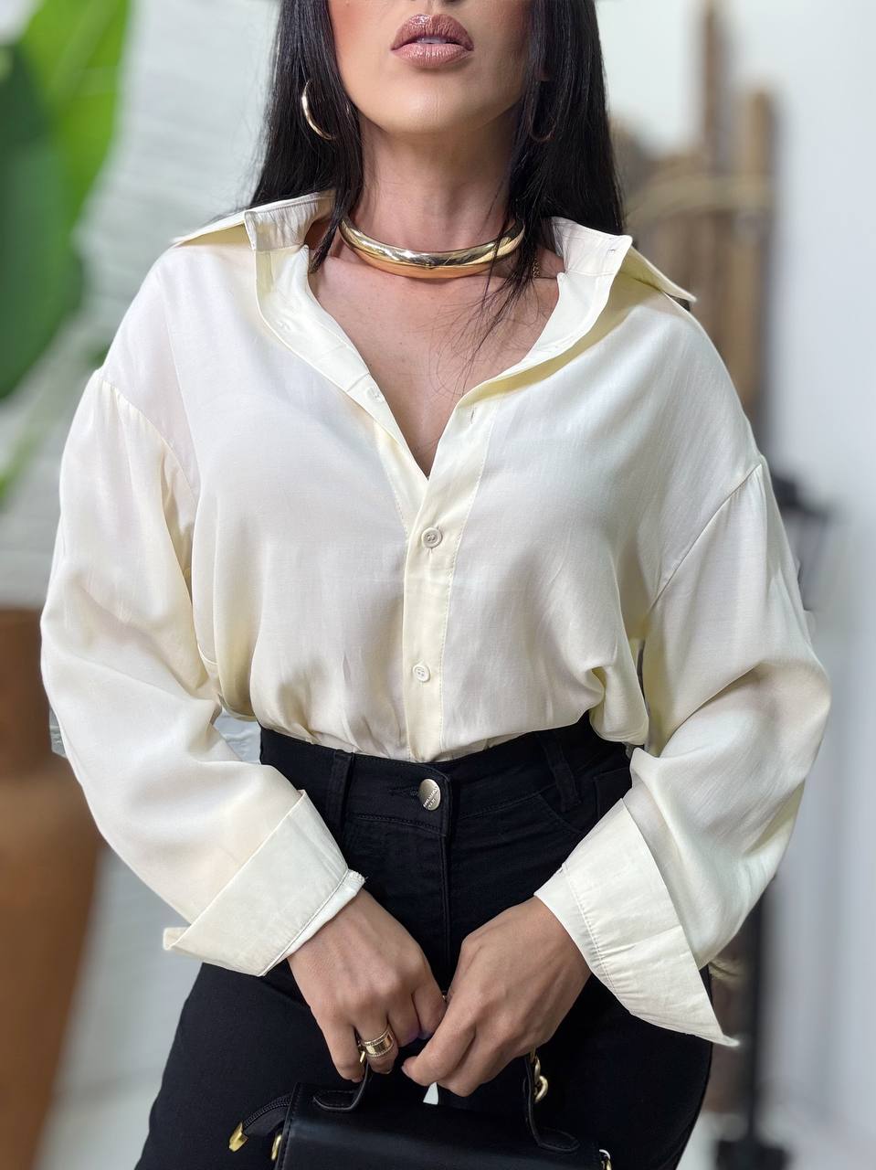 (AFH) BLUSA GOLA MANGA LONGA