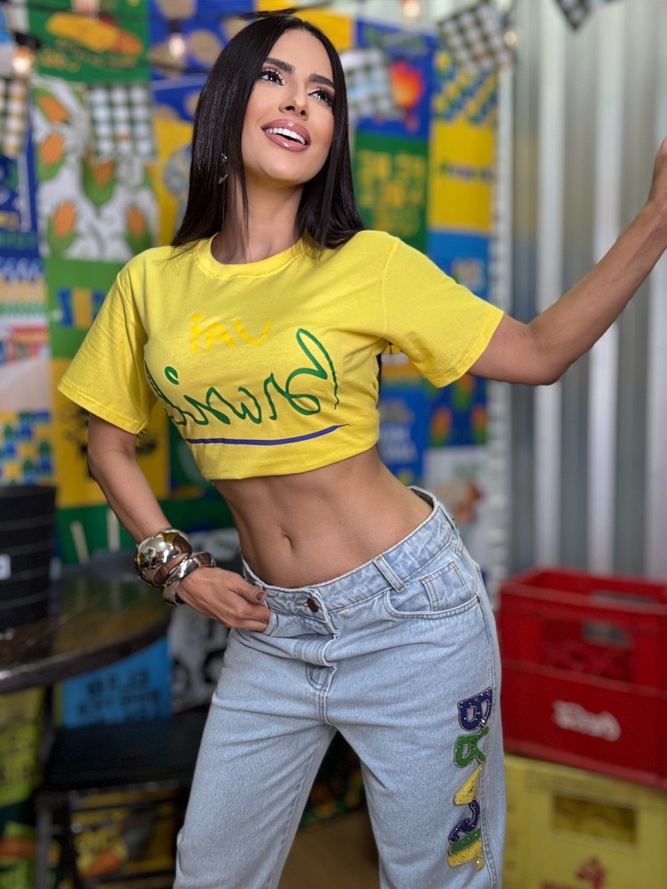 (PTP) T-SHIRT VAI BRASIL
