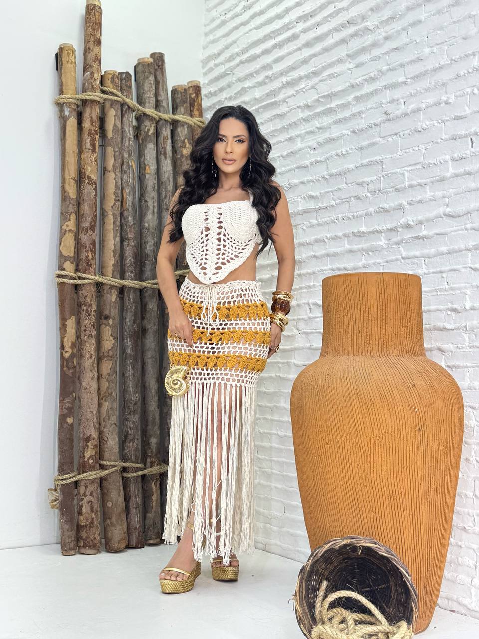 (B.D) CONJUNTO SAIA + TOP