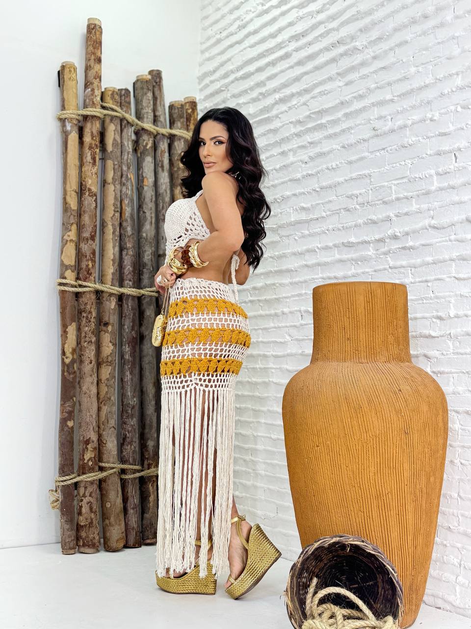 (B.D) CONJUNTO SAIA + TOP