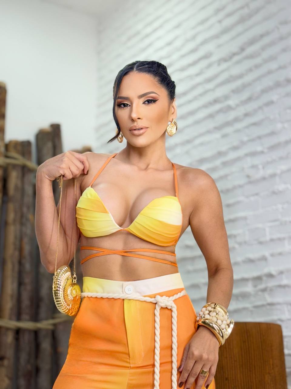 (LST) CONJUNTO CALÇA + TOP