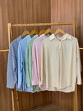(PHY) CAMISARIA  LISTRADA MANGA LONGA