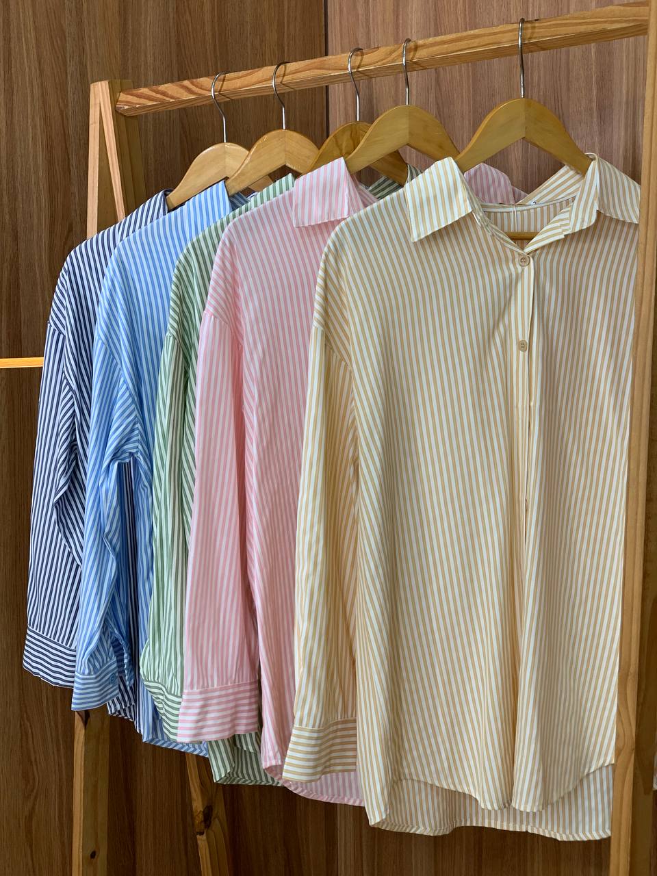 (PHY) CAMISARIA  LISTRADA MANGA LONGA