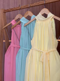 (SPR) VESTIDO FRENTE UNICA + FAIXA