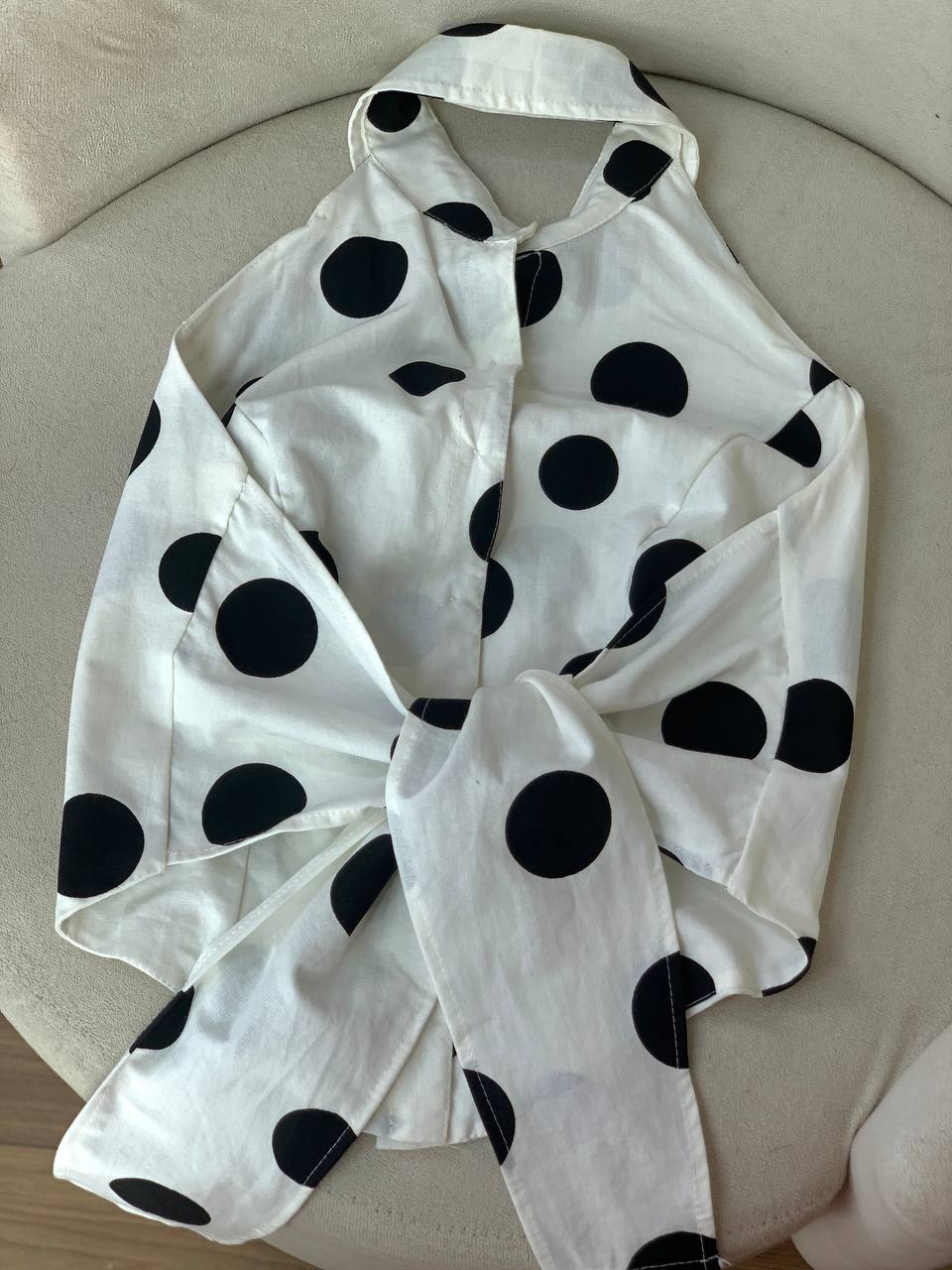 (K.T) BLUSA GOLA POA AMARRAÇÃO
