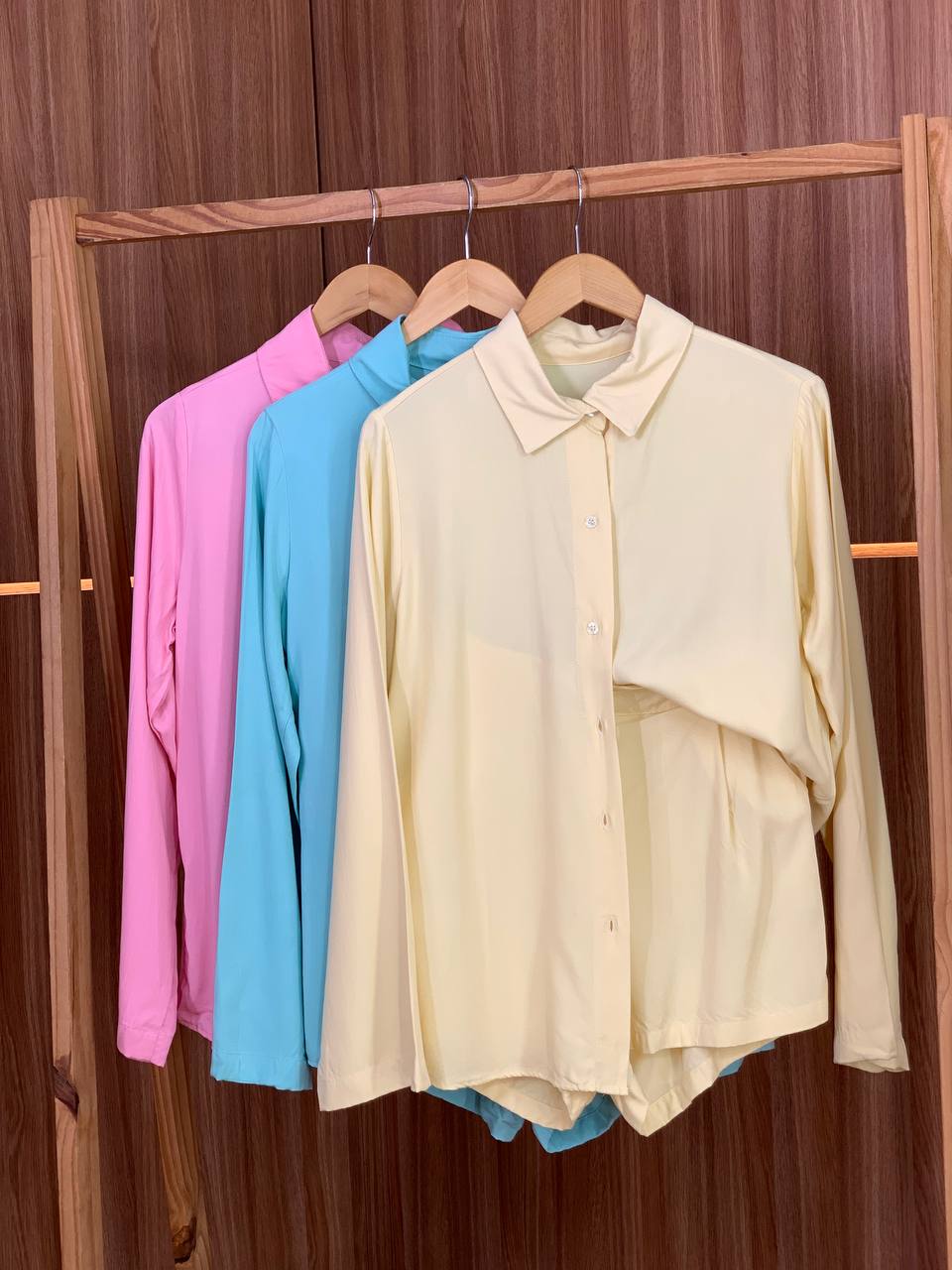 (BYM) CONJUNTO SHORT + CAMISA