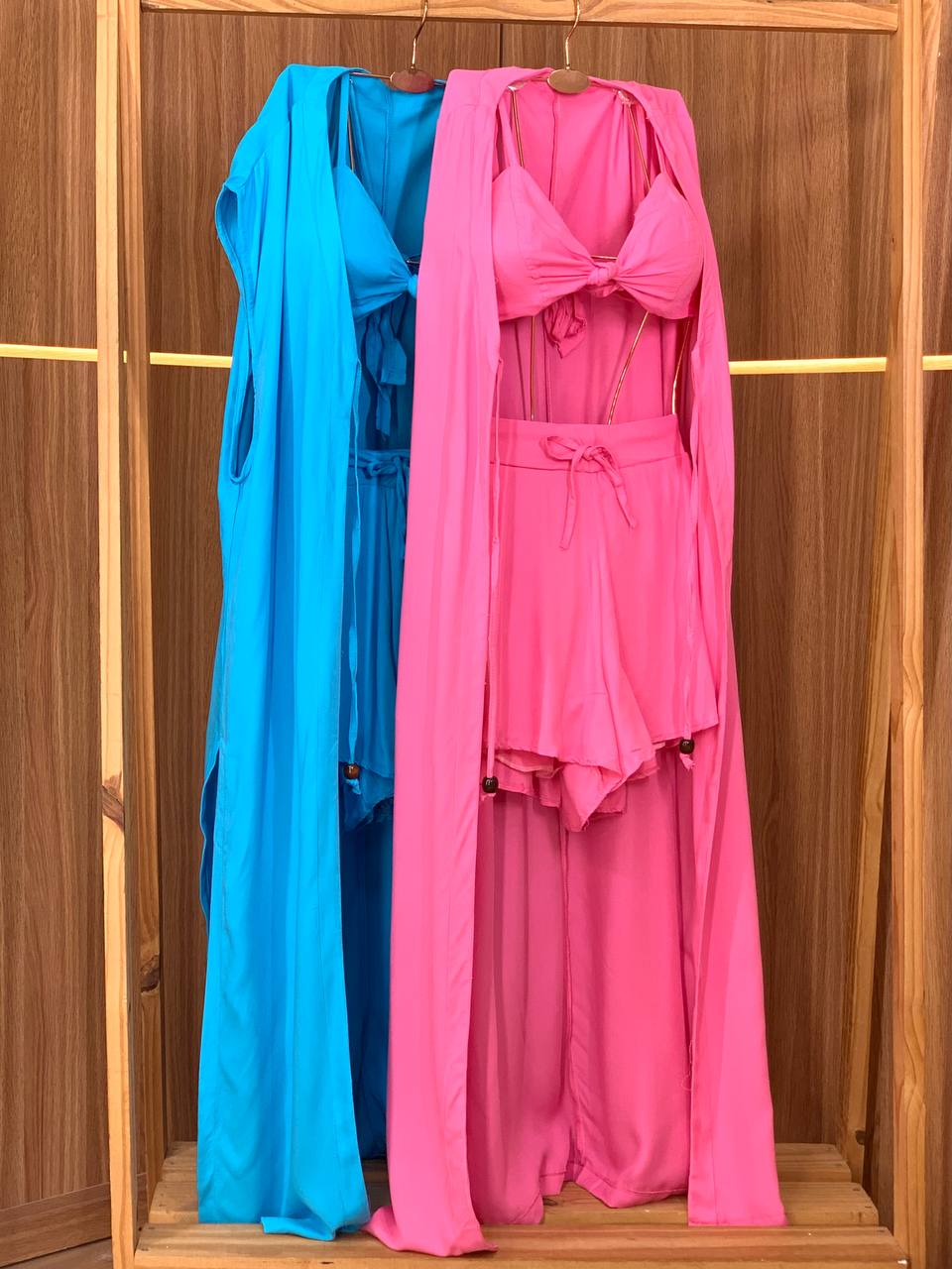(NKF) TRIJUNTO SHORT + TOP +KIMONO