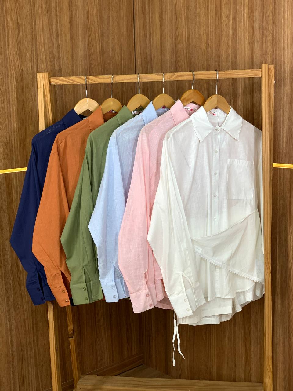 (QTT) TRIJUNTO SHORT + LENÇO + CHEMISE