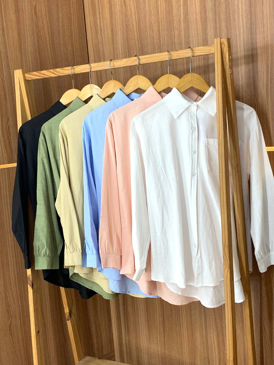 (DSF) CAMISARIA MANGA LONGA