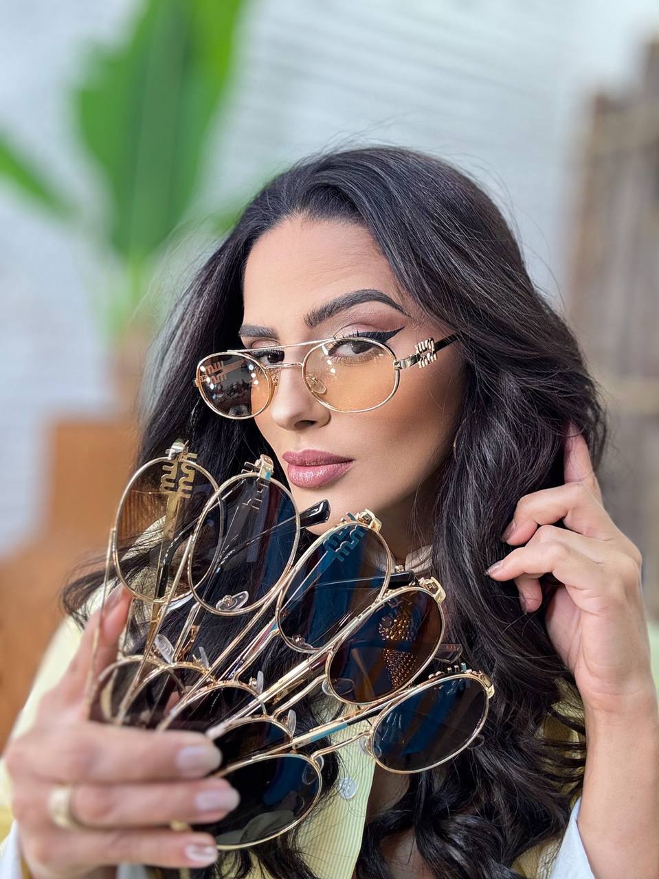 (K&L) OCULOS OVAL RETRO