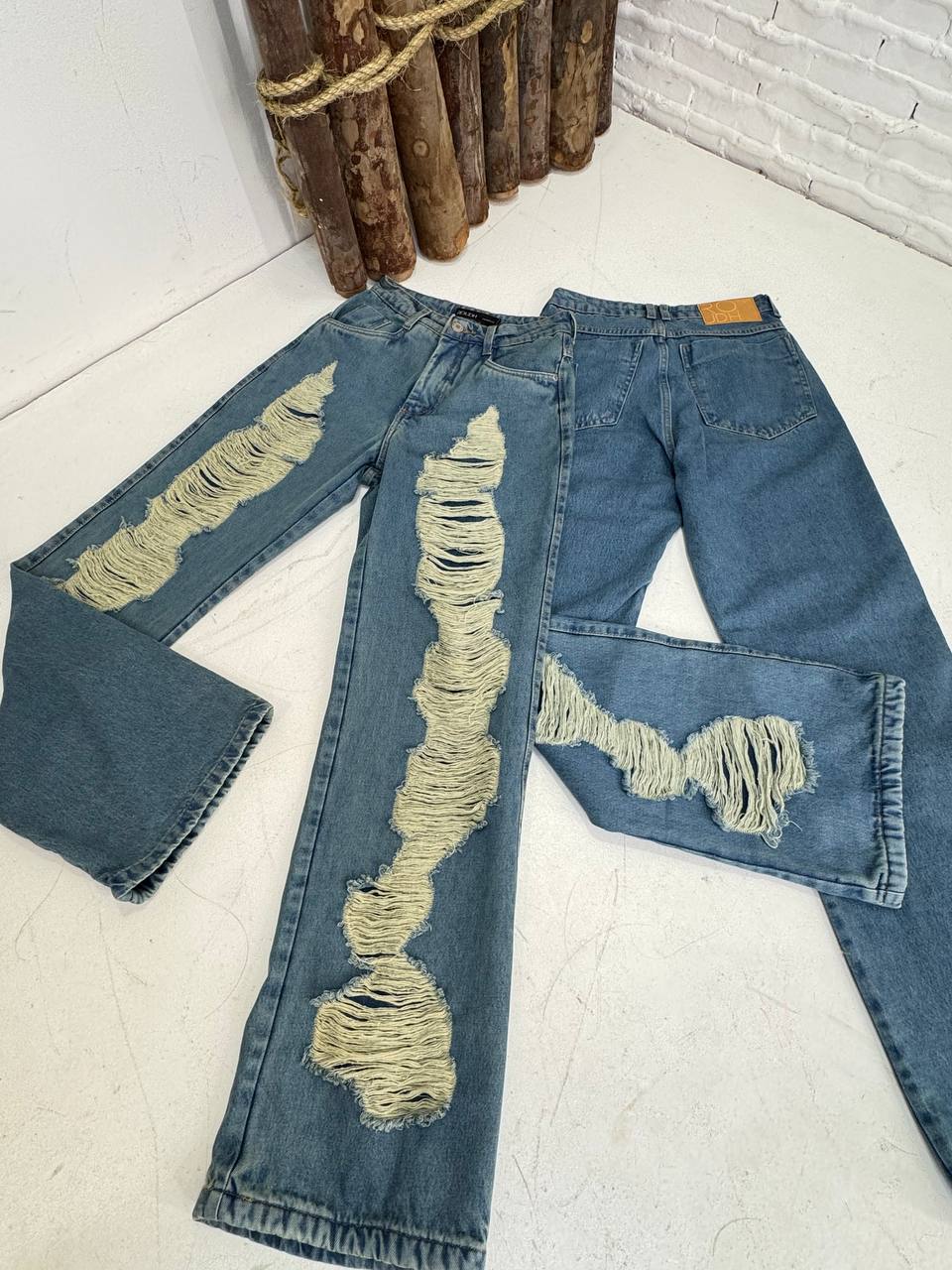 ( RDH) CALÇA WID LEG DESTROID