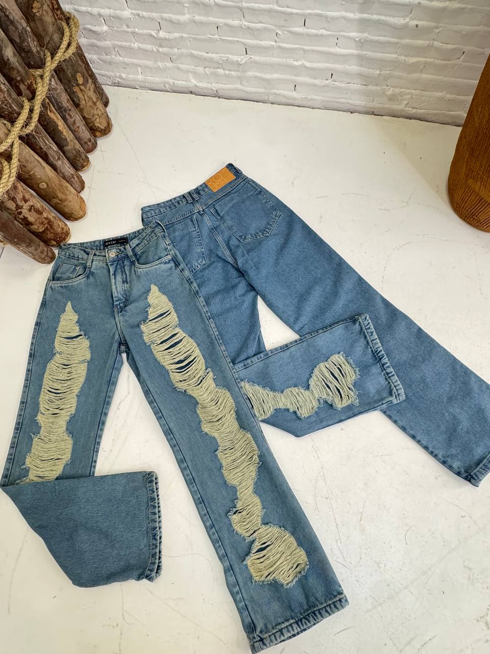 ( RDH) CALÇA WID LEG DESTROID